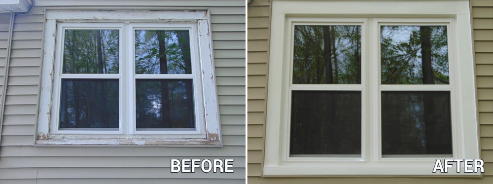 before & after a window replacement